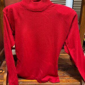 Vintage 1990s Sarah Taylor Red Women's Sweaters | 100% Acrylic | Women’s S